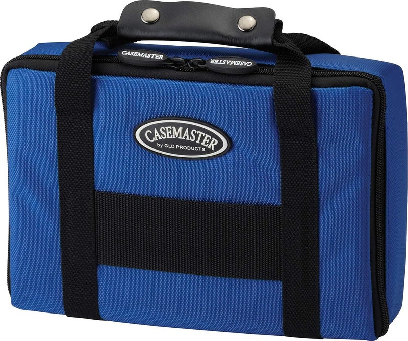 CASEMASTER by GLD Products Classic Nylon Dart Carrying Case for Steel and Soft Tip Darts, Holds 12 Darts Numerous Other Accessories via Generous Storage Pockets, Tubes and Boxes, Blue, 1 - Image 3